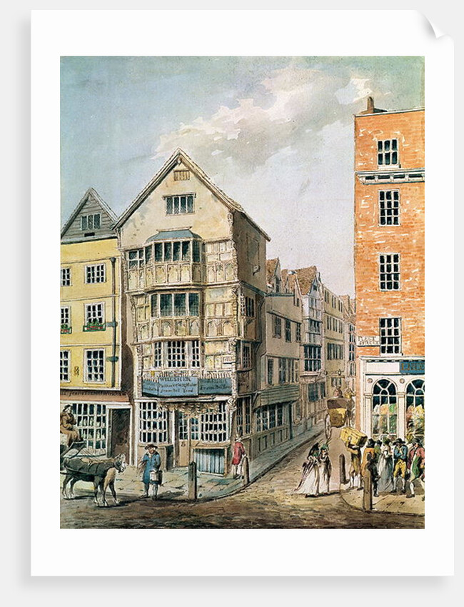 Corner of Fleet Street and Chancery Lane by William Alexander