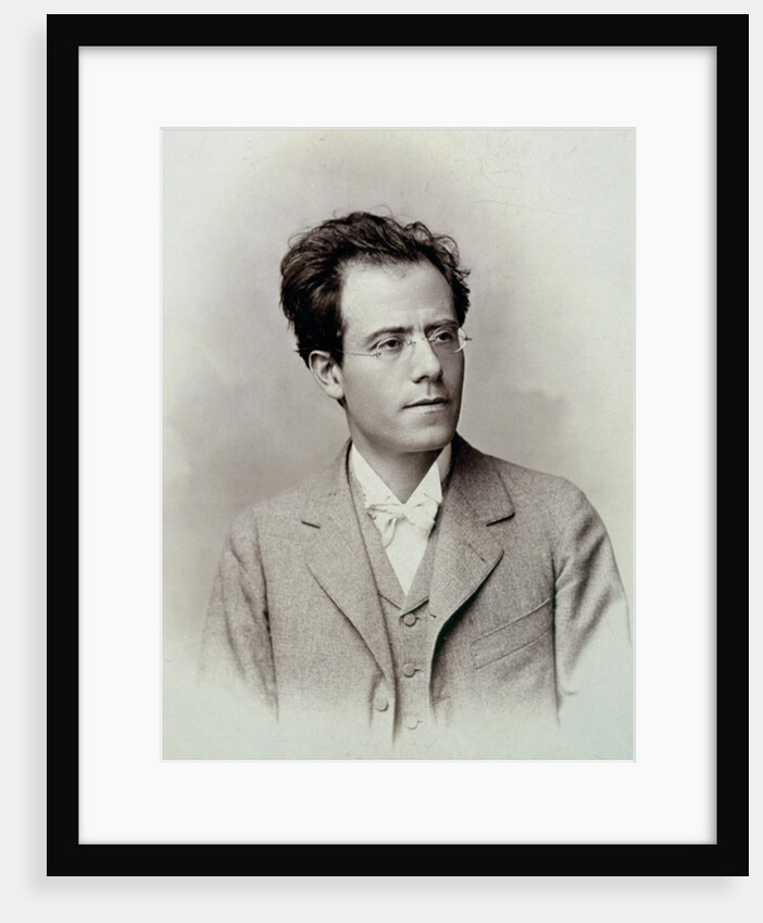 Portrait photograph of Gustav Mahler, c.1895 by Anonymous