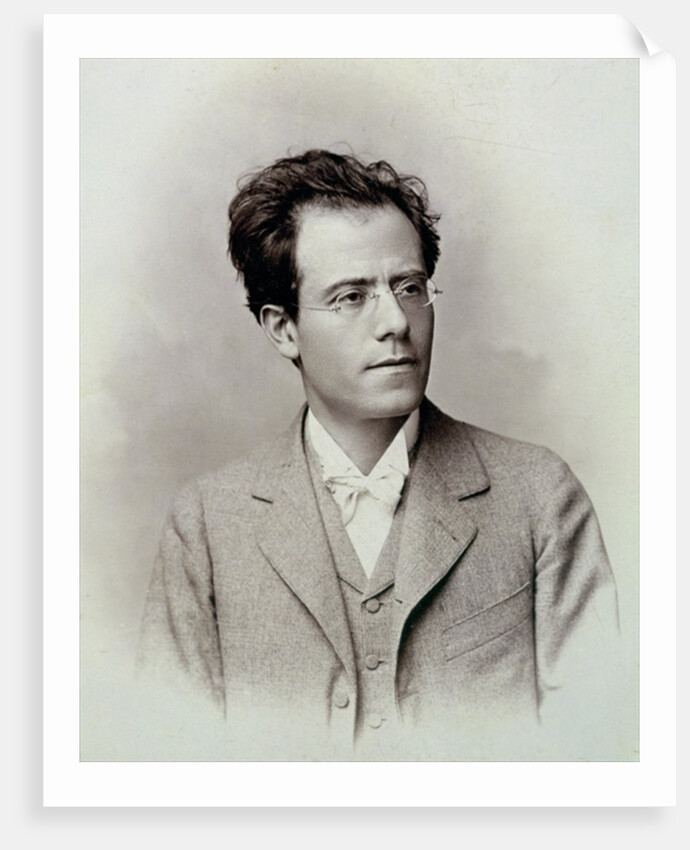 Portrait photograph of Gustav Mahler, c.1895 by Anonymous