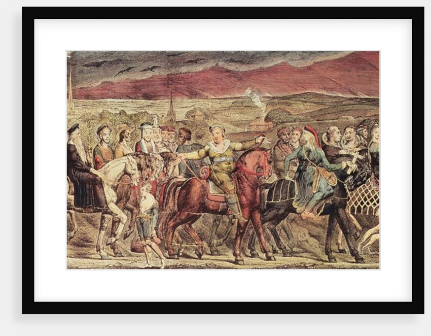 Chaucer's Canterbury Pilgrims, engraved and pub. by the artist, 1810 by William Blake