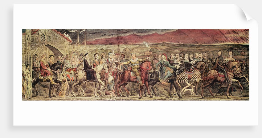 Chaucer's Canterbury Pilgrims, engraved and pub. by the artist, 1810 by William Blake