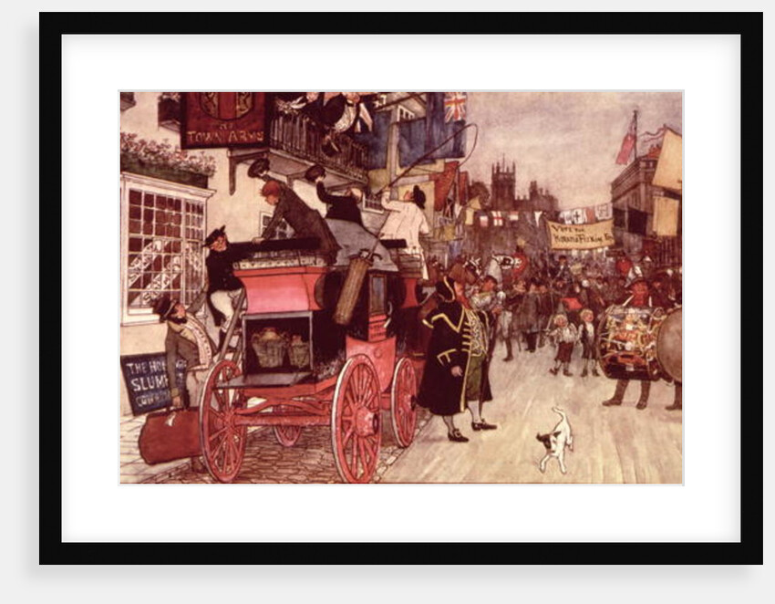 The Election Parade at Eatanswill by Albert Jnr. Ludovici