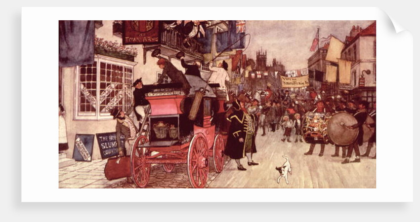 The Election Parade at Eatanswill by Albert Jnr. Ludovici