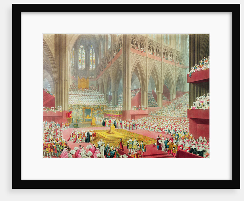 The Coronation of King George IV: The Recognition, 19th July 1821 by James Stephanoff