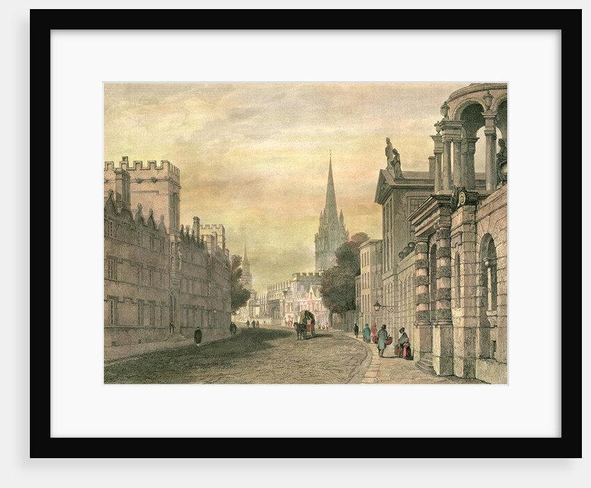The High Street, Oxford by John Skinner Prout