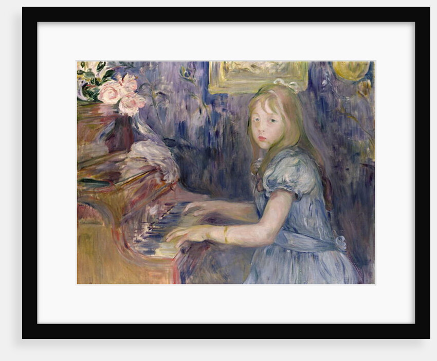 Lucie Leon at the Piano, 1892 by Berthe Morisot