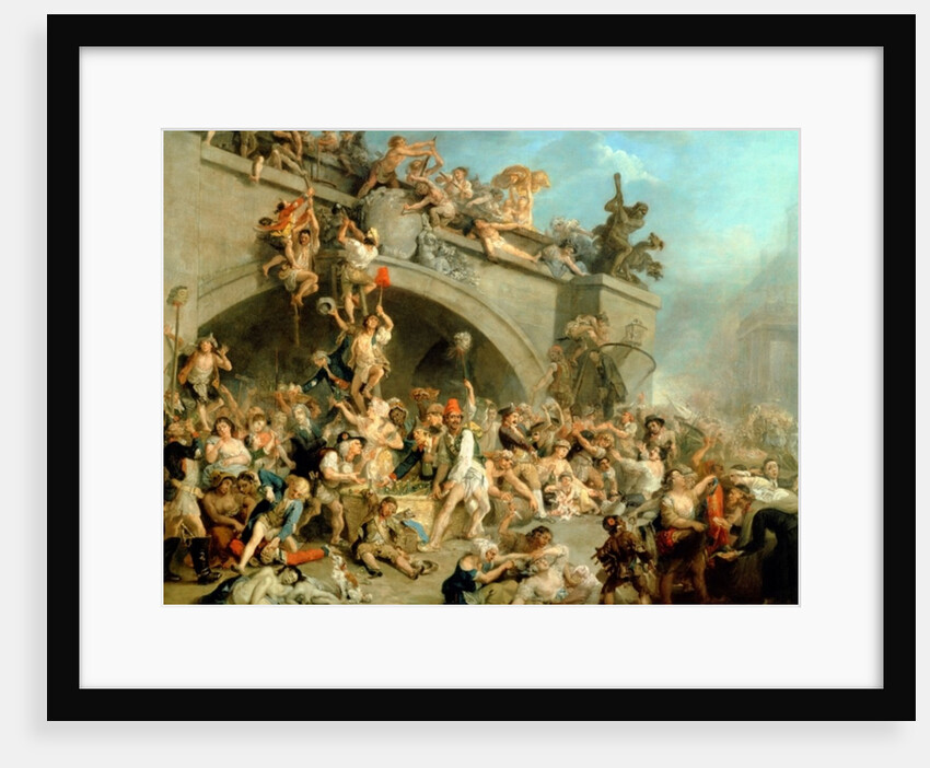 Plunder of the King's Wine Cellar, 10th August 1792 by Johann Zoffany