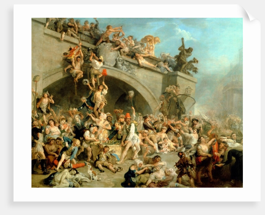 Plunder of the King's Wine Cellar, 10th August 1792 by Johann Zoffany