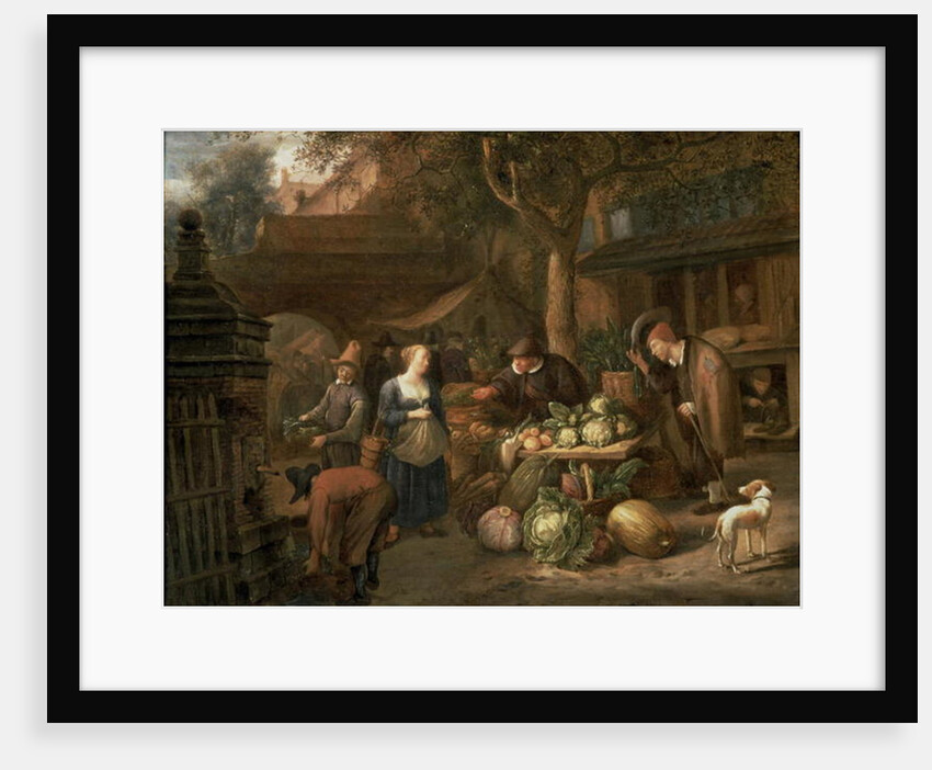 Market Scene by Jan Havicksz. Steen