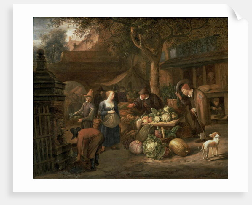 Market Scene by Jan Havicksz. Steen