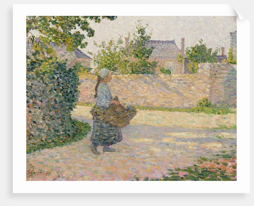 Peasant Girl Returning to the Village, 1893 by Henri Lebasque