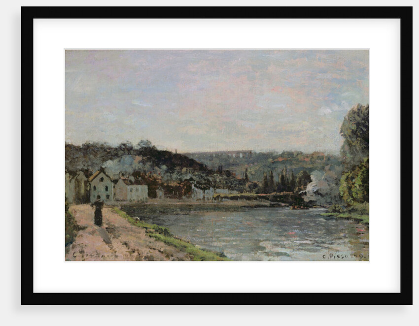 The Seine at Bougival, 1871 by Camille Pissarro