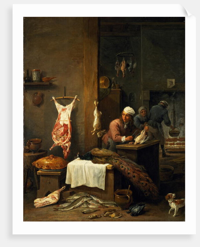 In the Kitchen, 1669 by David the Younger Teniers