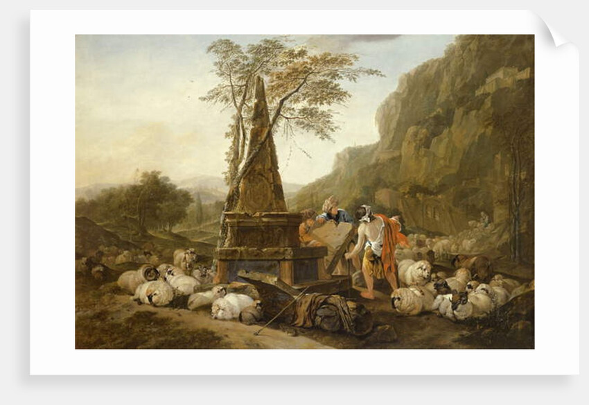 The Meeting of Jacob and Rachel at the Well by Johann Heinrich Roos