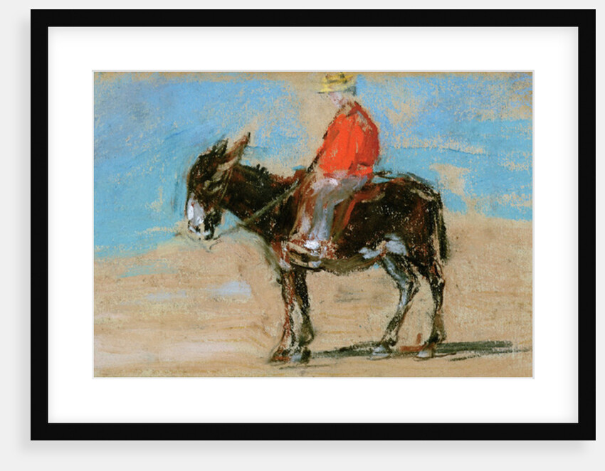 The Ride on the Beach by Eugene Louis Boudin