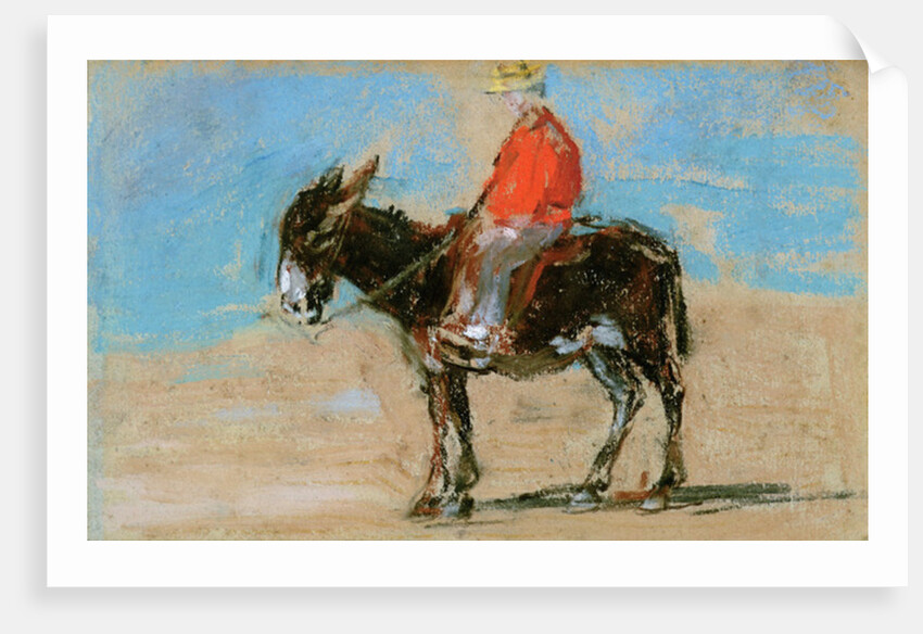 The Ride on the Beach by Eugene Louis Boudin