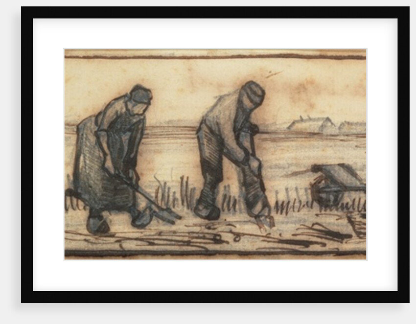 The Potato Harvest by Vincent van Gogh