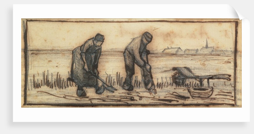 The Potato Harvest by Vincent van Gogh