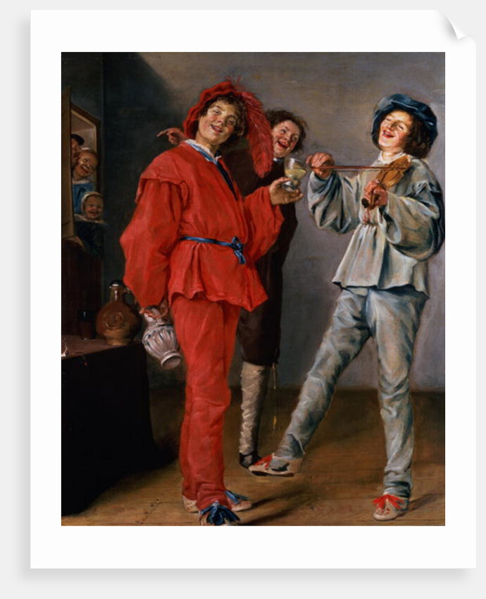 Three Boys Merry-making, c.1629 by Judith Leyster