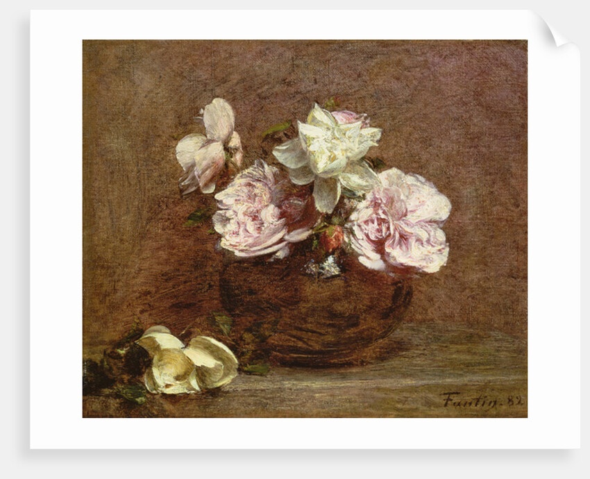 Roses of Nice by Ignace Henri Jean Fantin-Latour