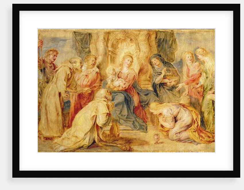The Virgin and Child venerated by eight saints, c.1631-33 by Peter Paul Rubens