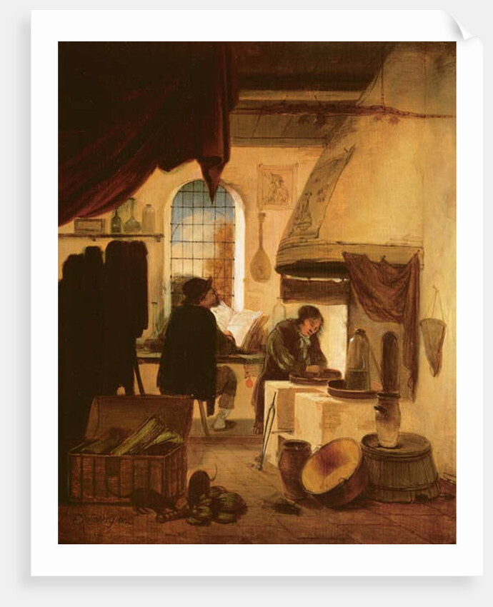 The Alchemist by Egbert van der Poel