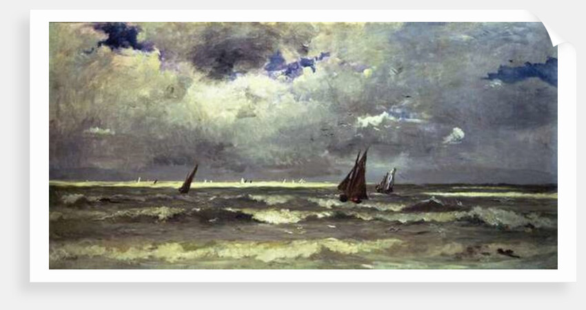 Seascape by Karl Pierre Daubigny