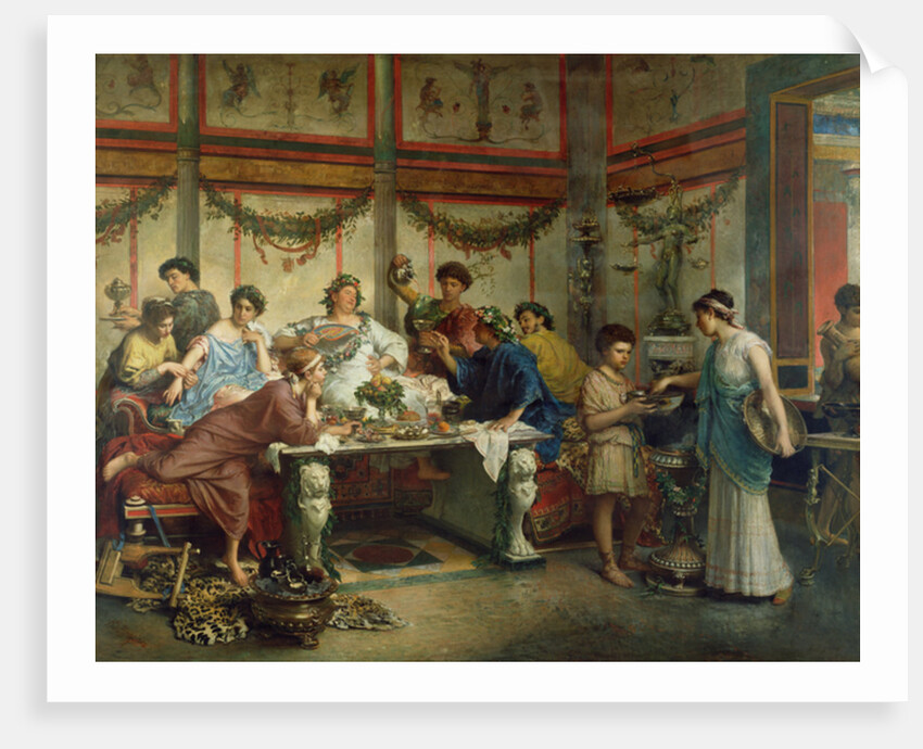 A Roman Feast by Roberto Bompiani
