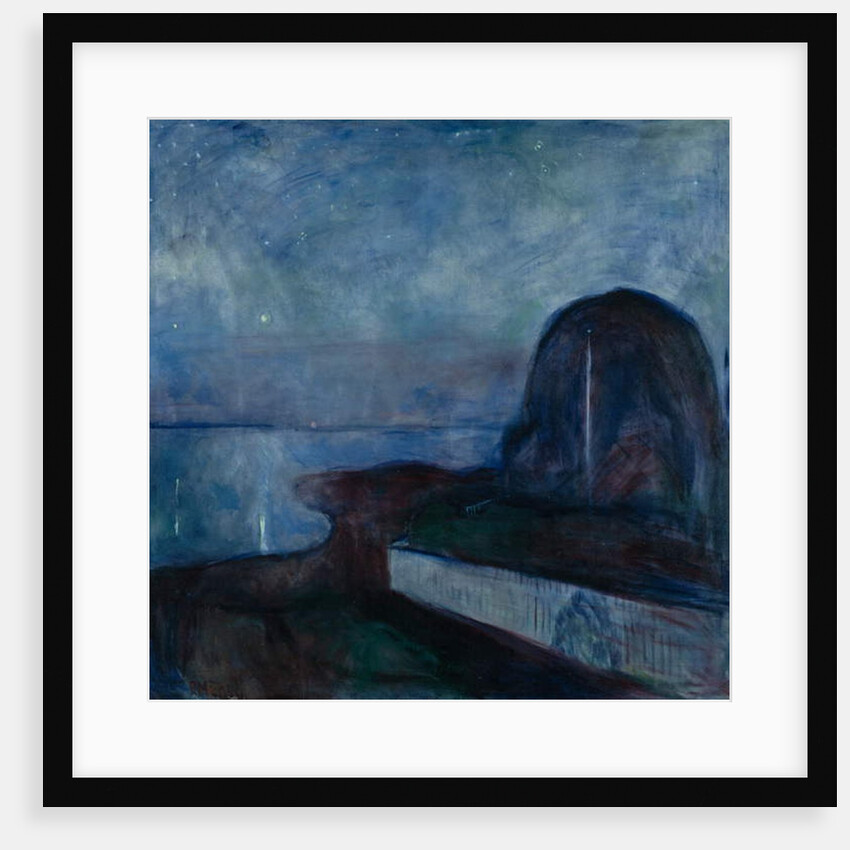 Starry Night, 1893 by Edvard Munch