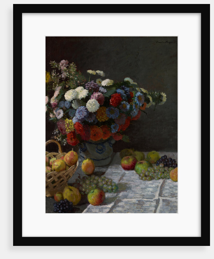 Still Life with Flowers and Fruit, 1869 by Claude Monet