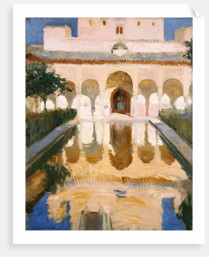 Hall of the Embassadors, Alhambra, Granada, 1909 by Joaquin Sorolla y Bastida