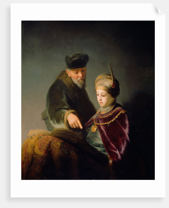 A Young Scholar and his Tutor, c. 1629-30 by Rembrandt Harmensz. van Rijn