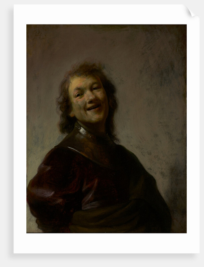 Rembrandt Laughing, c. 1628 by Rembrandt Harmensz. van Rijn