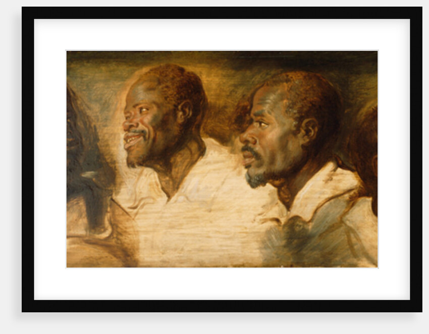 Four Studies of Male Head, c.1617-1620 by Peter Paul Rubens