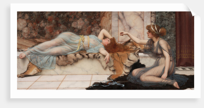 Mischief and Repose, 1895 by John William Godward