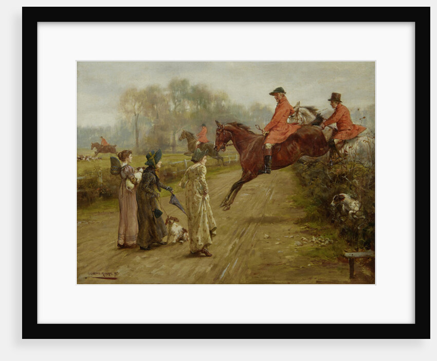 Watching the Hunt, 1895 by George Goodwin Kilburne