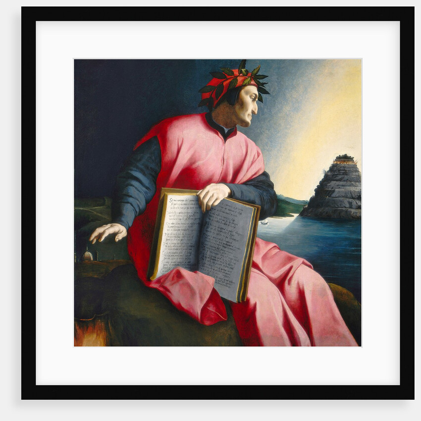 Allegorical Portrait of Dante, late 16th century by Florentine School