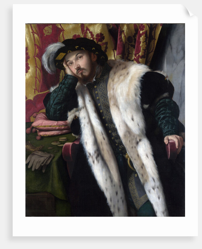 Portrait of a Young Man, c.1542 by Alessandro Bonvicino Moretto