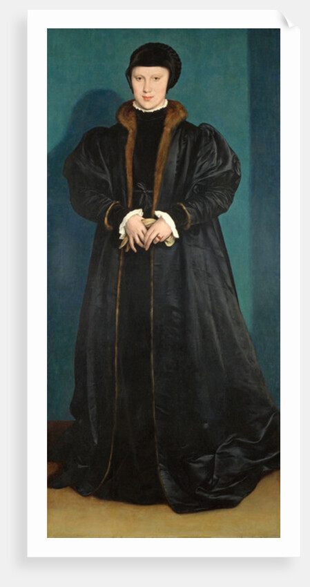Christina of Denmark Duchess of Milan, probably 1538 by Hans Holbein the Younger