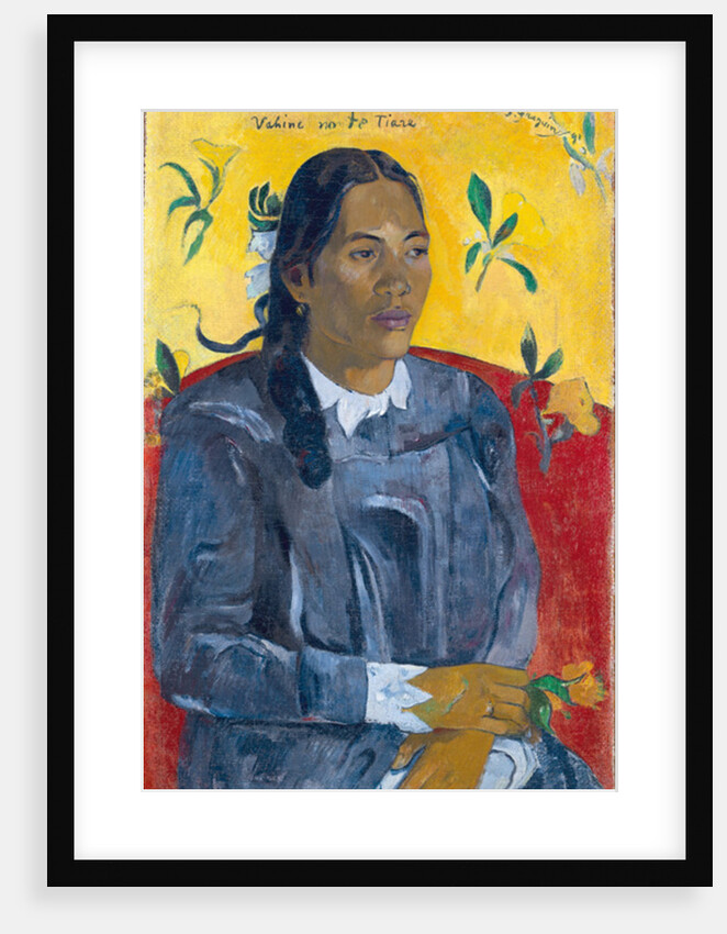 Vahine No Te Tiare, 1891 by Paul Gauguin