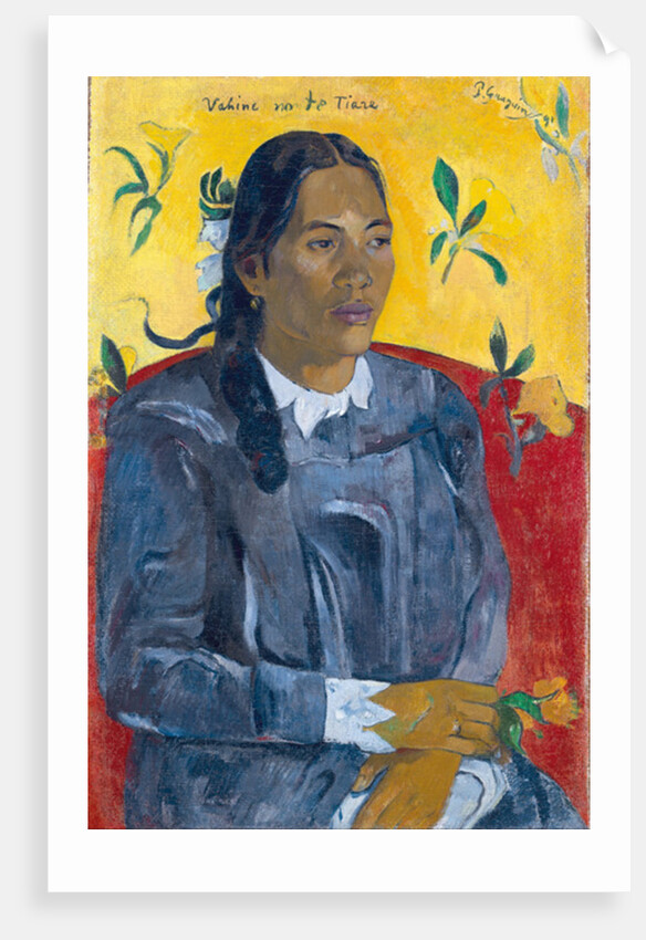 Vahine No Te Tiare, 1891 by Paul Gauguin