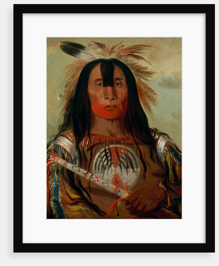 Stu-mick-o-súcks, Buffalo Bull's Back Fat, Head Chief, Blood Tribe, 1832 by George Catlin