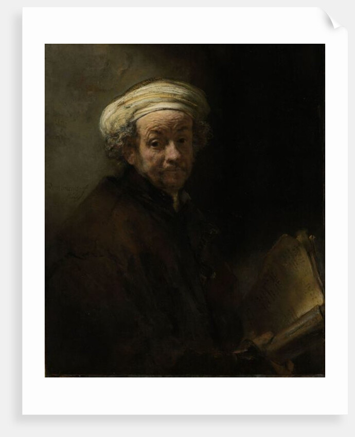 Self portrait as the Apostle Paul, 1661 by Rembrandt Harmensz. van Rijn