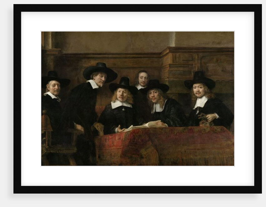 The Wardens of the Amsterdam Drapers’ Guild, Known as ‘The Syndics’, 1662 by Rembrandt Harmensz. van Rijn