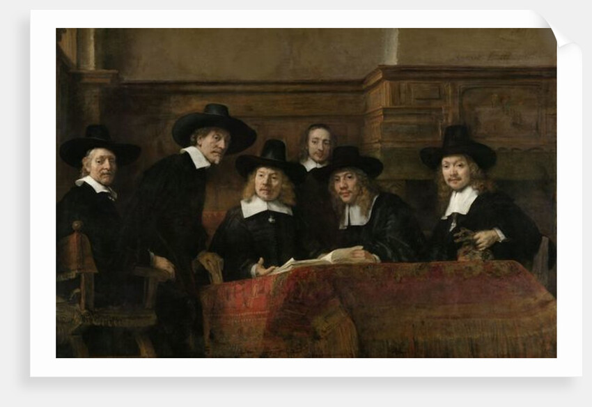 The Wardens of the Amsterdam Drapers’ Guild, Known as ‘The Syndics’, 1662 by Rembrandt Harmensz. van Rijn