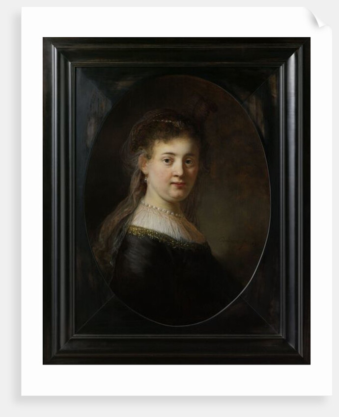 Young Woman in Fantasy Costume, 1633 by Rembrandt Harmensz. van Rijn