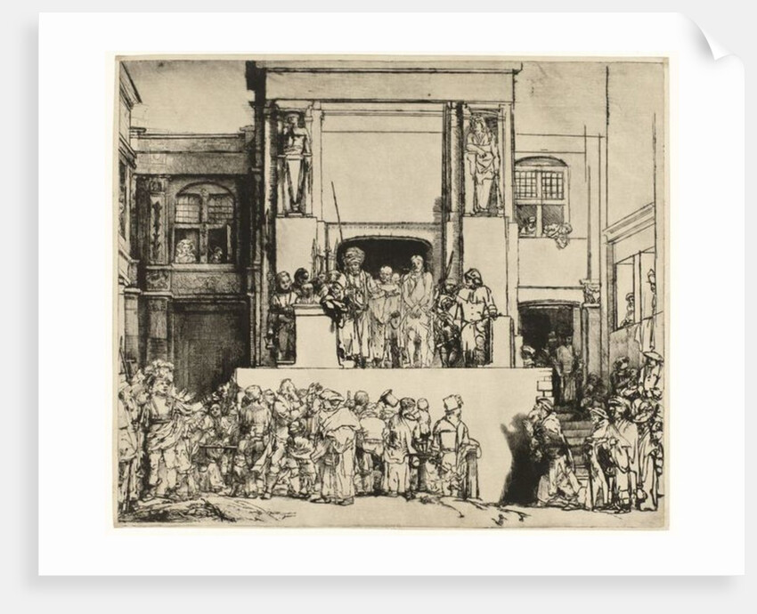Ecce Homo, 1655 by Rembrandt Harmensz. van Rijn