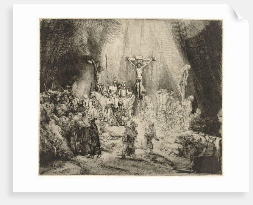 The Three Crosses, 1653 by Rembrandt Harmensz. van Rijn