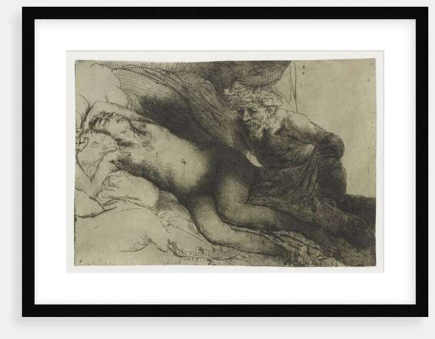 Jupiter and Antiope, c.1659 by Rembrandt Harmensz. van Rijn