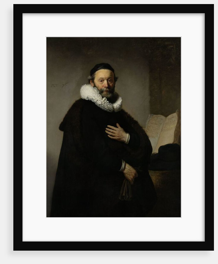 Portrait of Johannes Wtenbogaert, 1633 by Rembrandt Harmensz. van Rijn